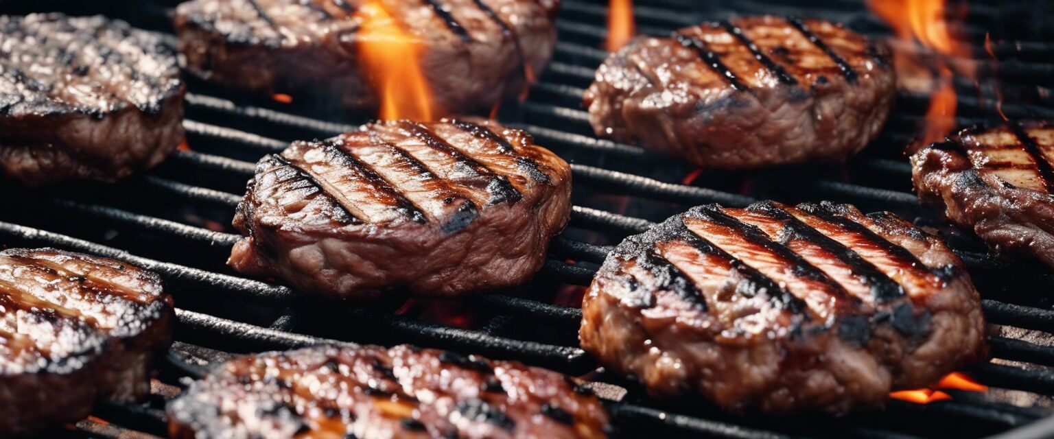 Charcoal grilling setup